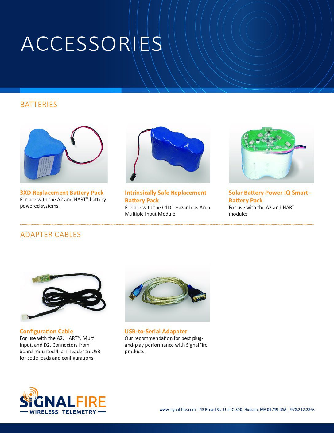Accessories Datasheet
