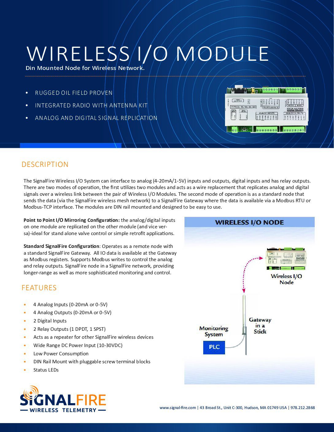 Wireless I/O Module Datasheet