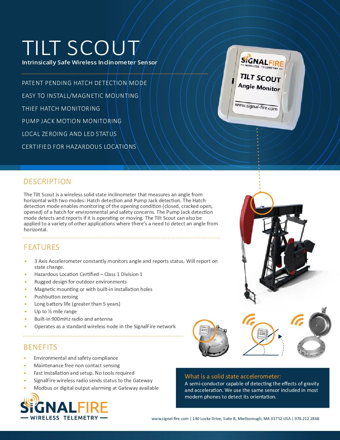 Tilt Scout Datasheet