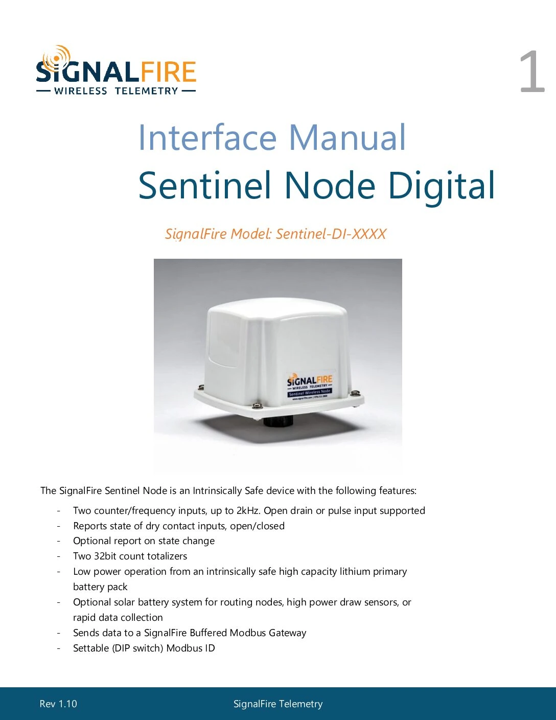Sentinel – Digital Manual
