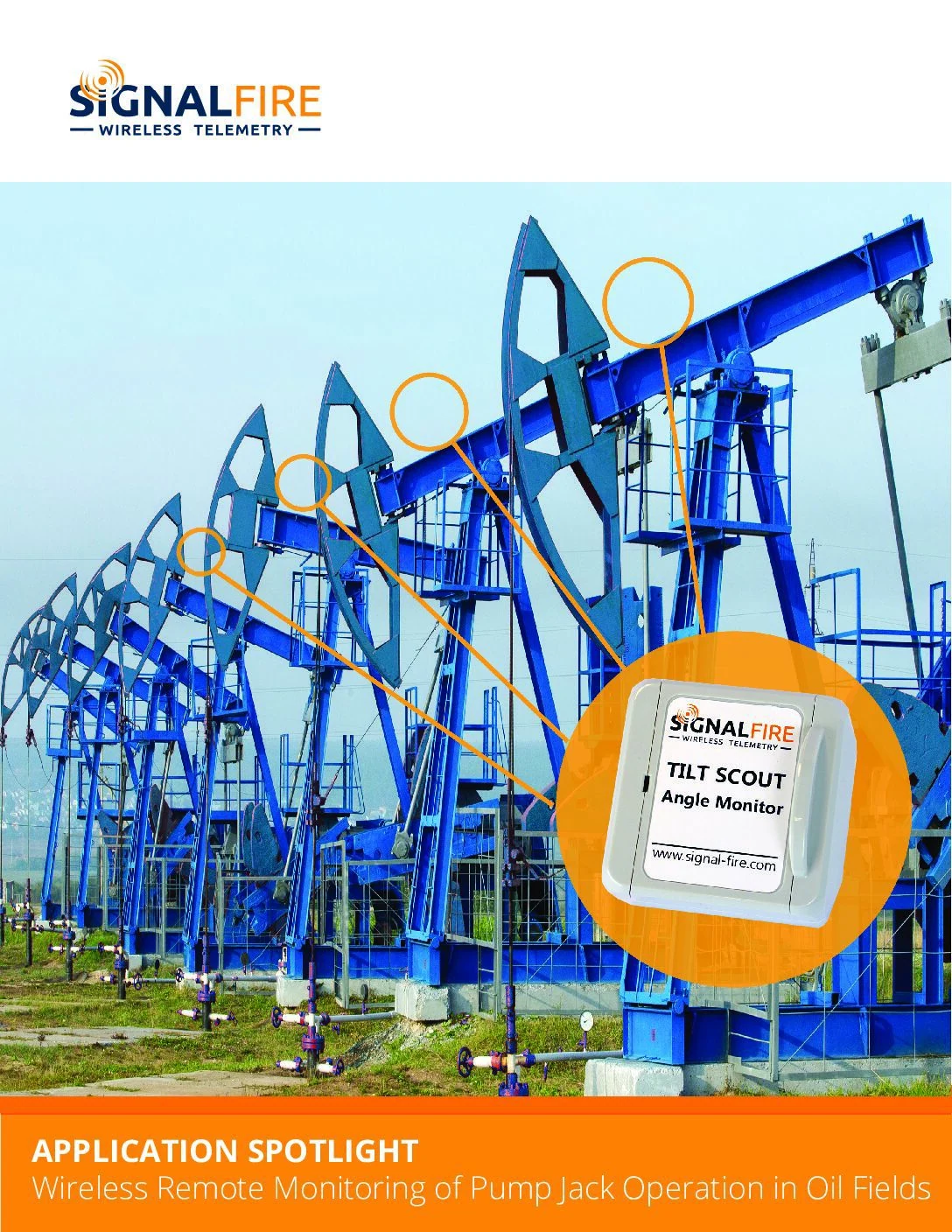 Wireless Remote Monitoring of Pump Jack Operation in Oil Fields