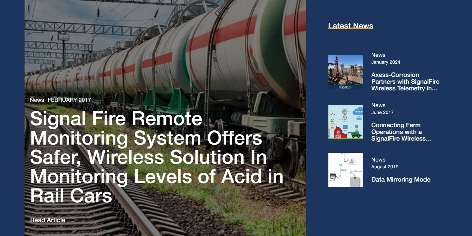 Products SignalFire Wireless Telemetry