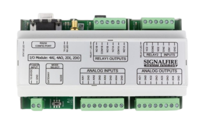 The Wireless I/O Module serves as a wire replacement by replicating ...